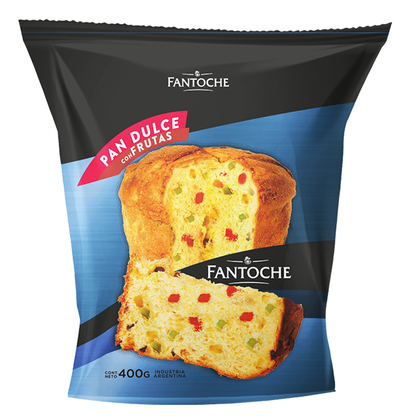 Pan Dulce con frutas x 400g.